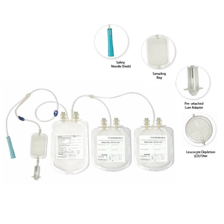 Single Double Triple Quadruple Blood Bag